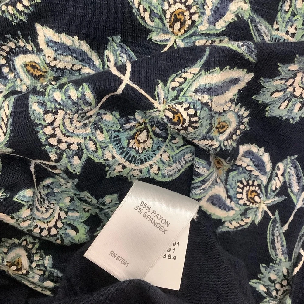 J.jill Floral Women's Floral Print Midi Dress - Picture 9 of 9